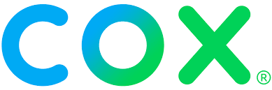 COX logo in blue and green